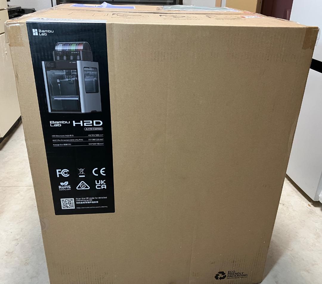 [未開封]Bambu Lab H2D 3Dプリンター 本体　＋　フィラメント３つ