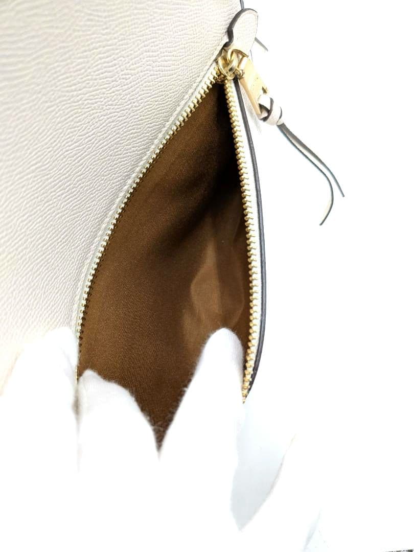 良品✨ コーチ リュック レザー ホワイト 0OK