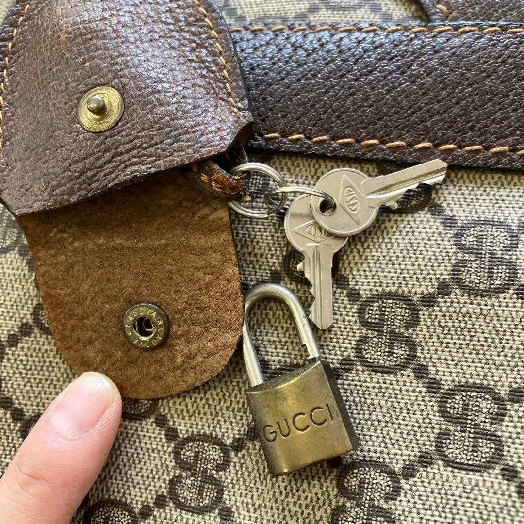 グッチ　ボストンバッグ　GG柄　PVC　3762