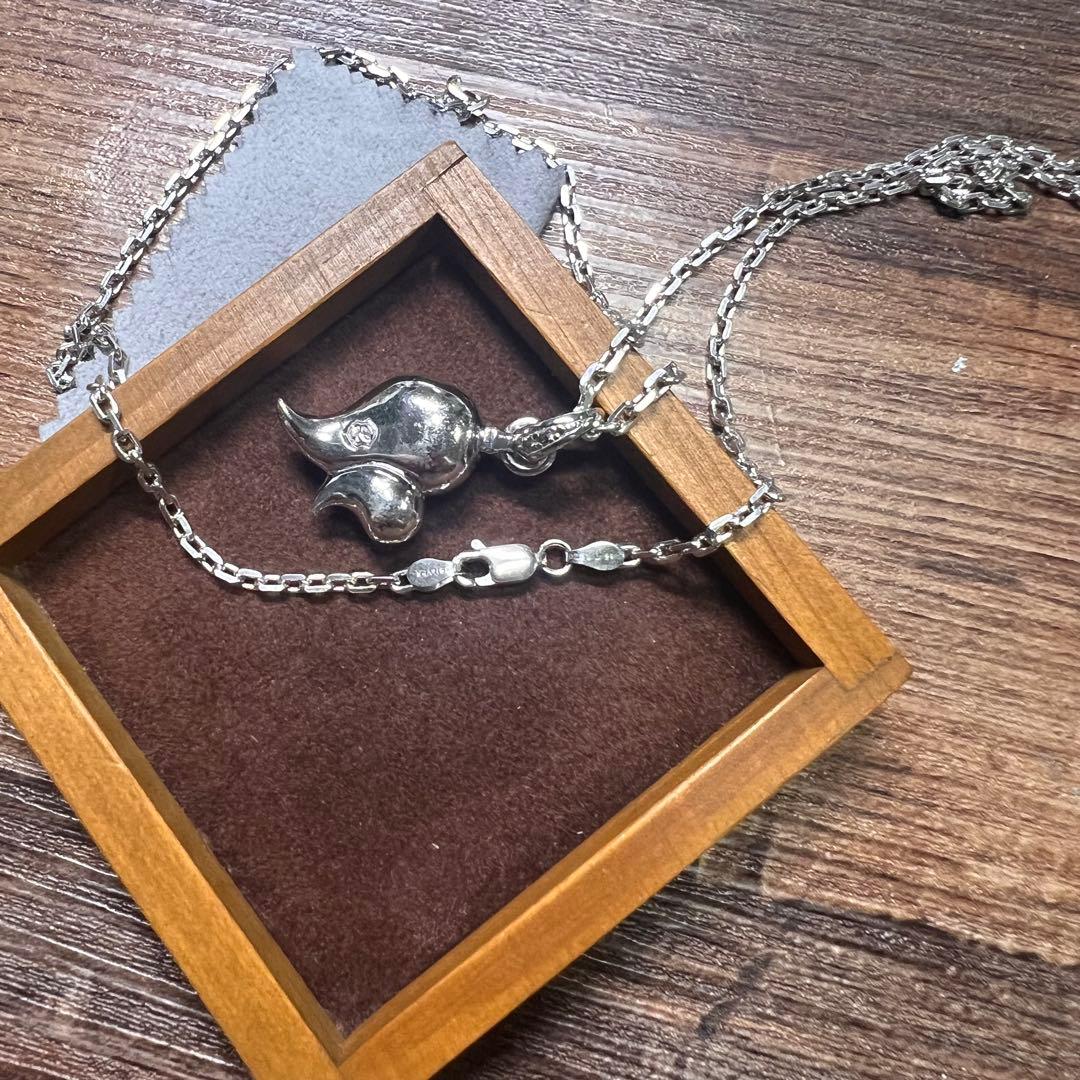 ライオンハート ハート型トップネックレス