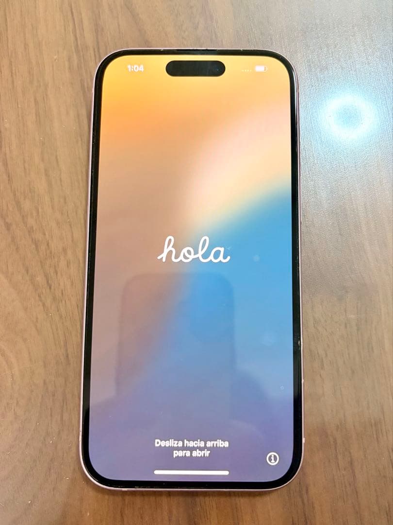 【ジャンク品】iPhone15 128GBピンク SIMフリー　背面ひび割れあり