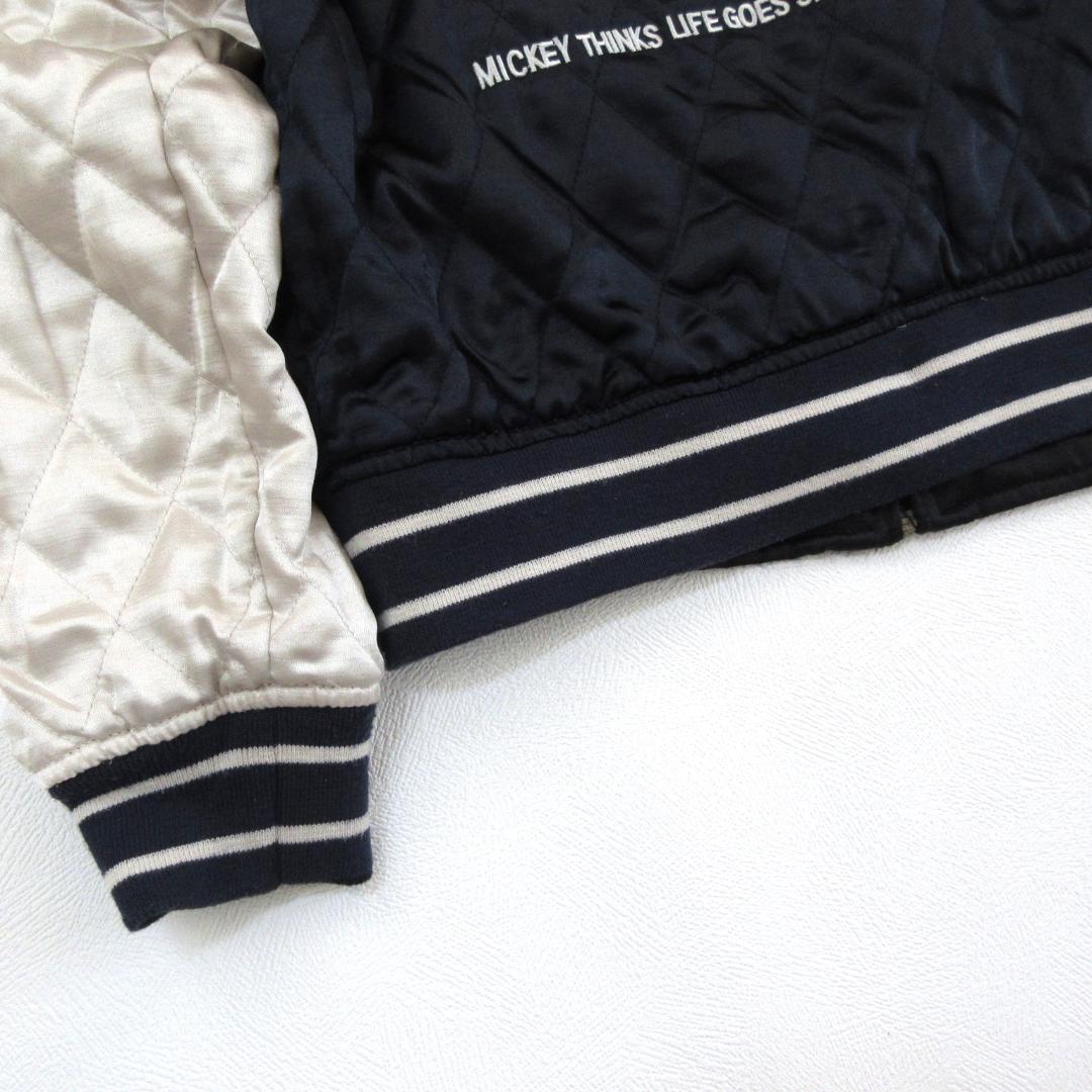 【Disney】ディズニー　ミッキーマウス　リバーシブル　スカジャン　0154