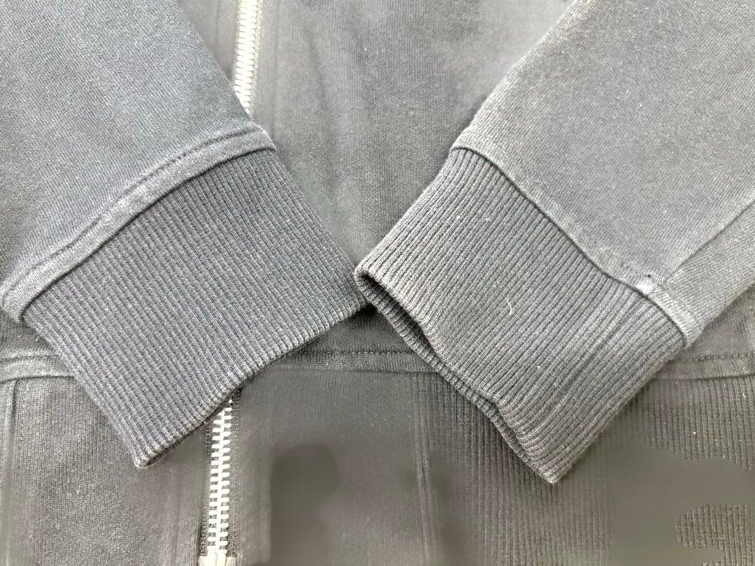 廃盤✨️バーバリーブラックレーベル リアルファー付きパーカー ノバチェック 黒 M