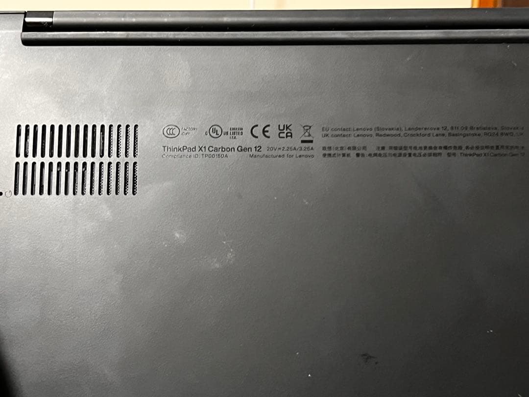 Windowsノート本体 Lenovo ThinkPad X1 Carbon Gen 12