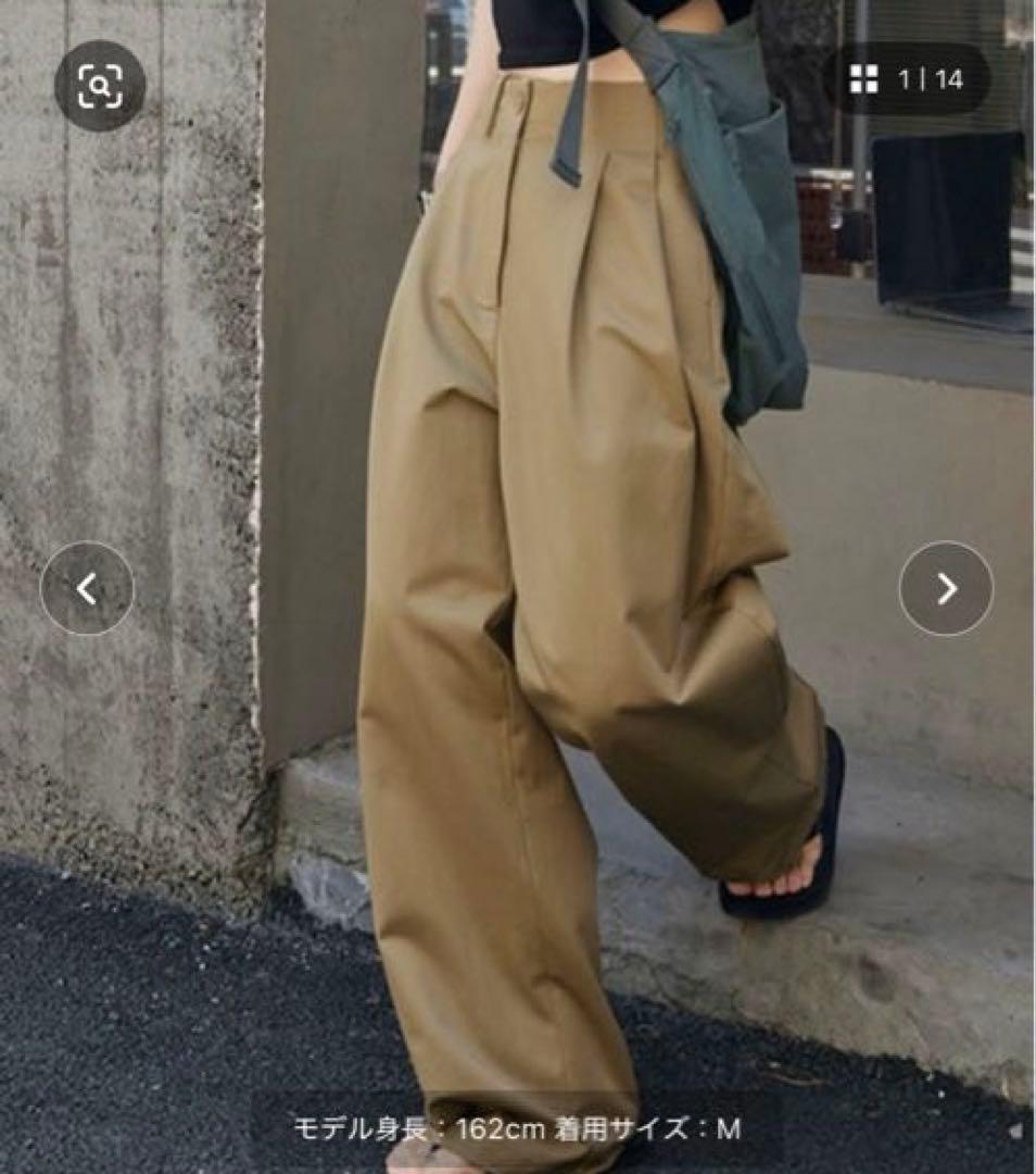 ANOTHER S タックワイドチノパン