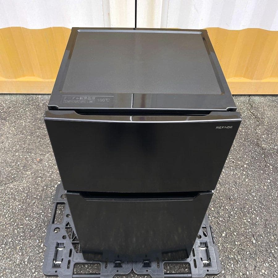 2023年製■ヤマダ電機 87L 冷蔵庫 ブラック YRZ-C09LK