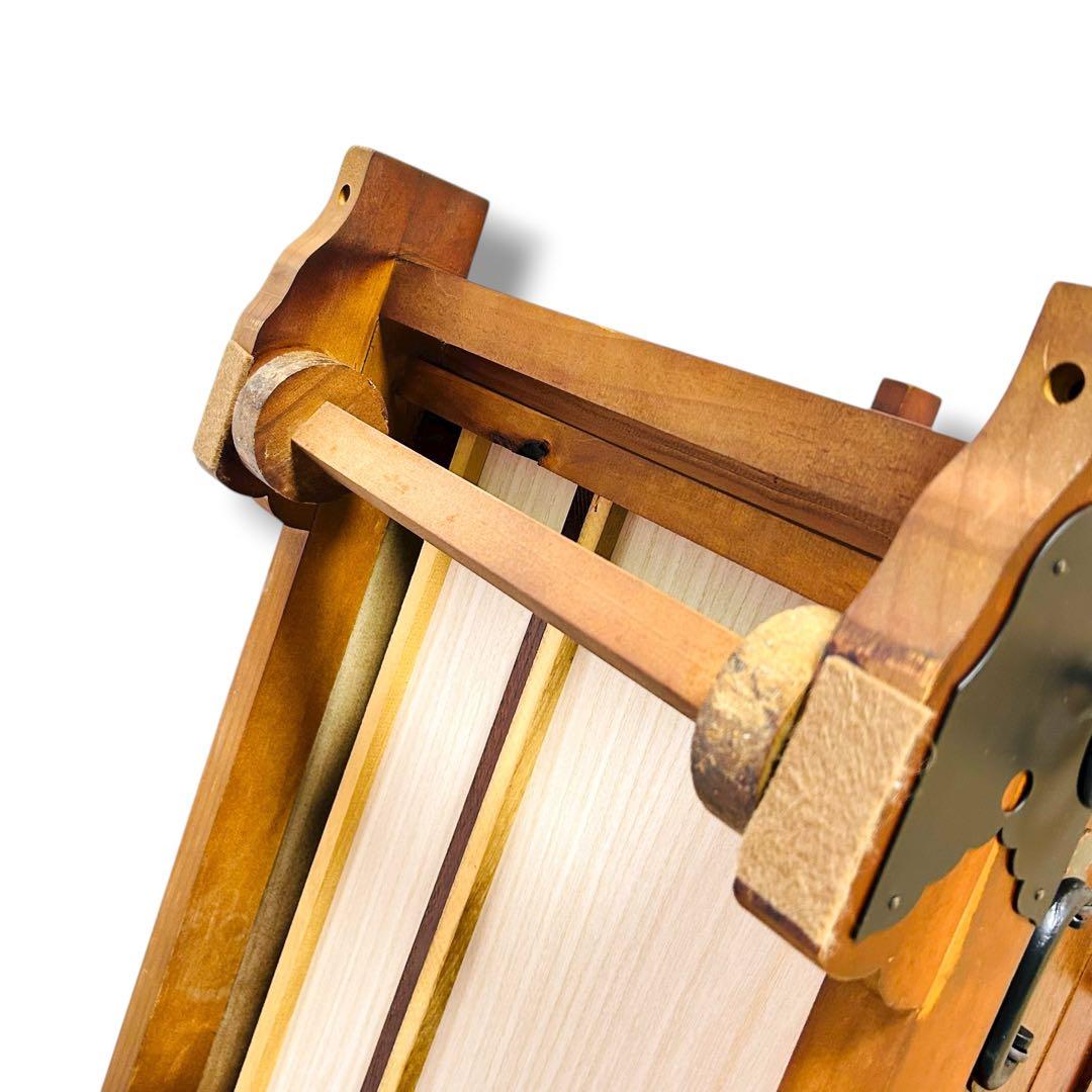 【送料無料】からくり箪笥 車箪笥 龍 雲龍金具 キャビネット レトロ 旧家