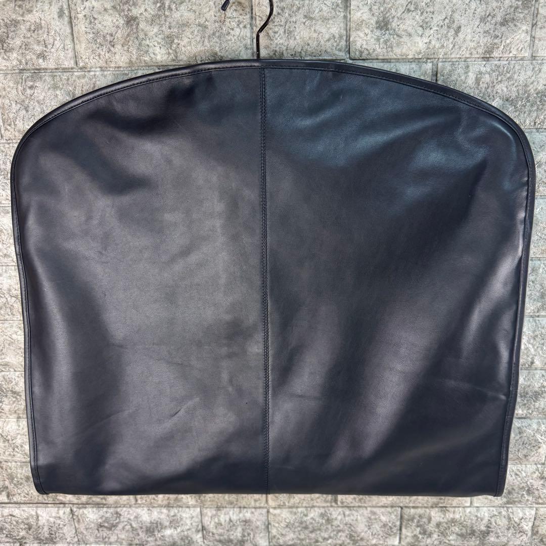 美品 TUMI トゥミ レザー ガーメントケース 衣類ケース ブラック