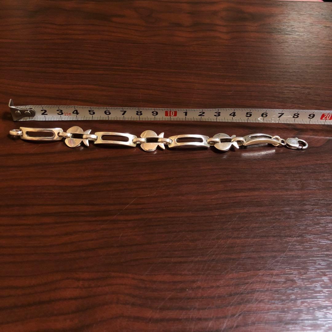 ブレスレット☆ヴィンテージ／フィッシュ／魚／重量感あり／silver925