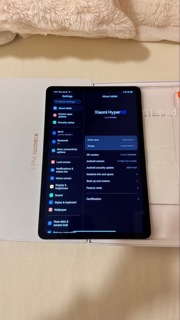 Androidタブレット本体 XIAOMI PAD 5 256GB PEARL WHITE