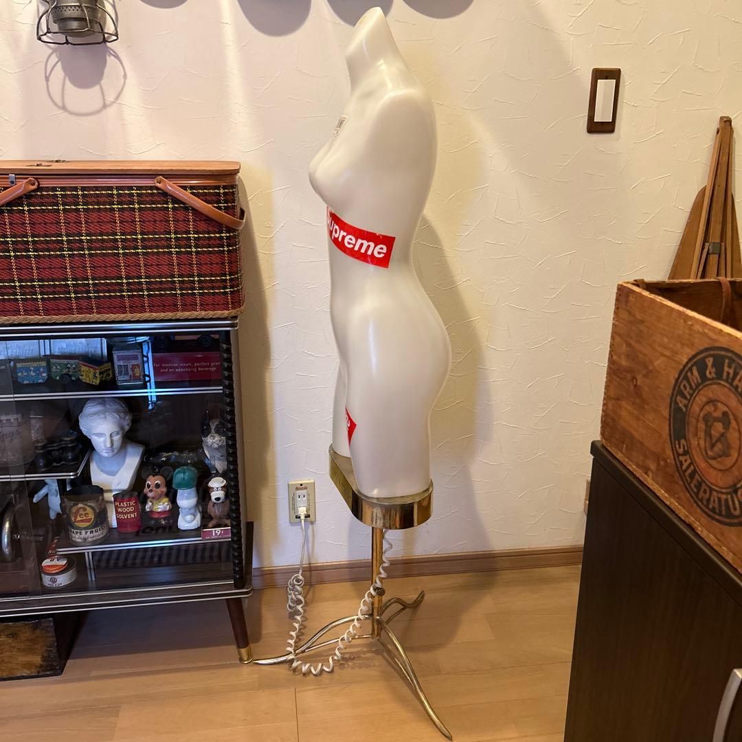 ヴィンテージ 電飾トルソー 照明 マネキン 蚤の市 ライト 店舗什器 シャビー