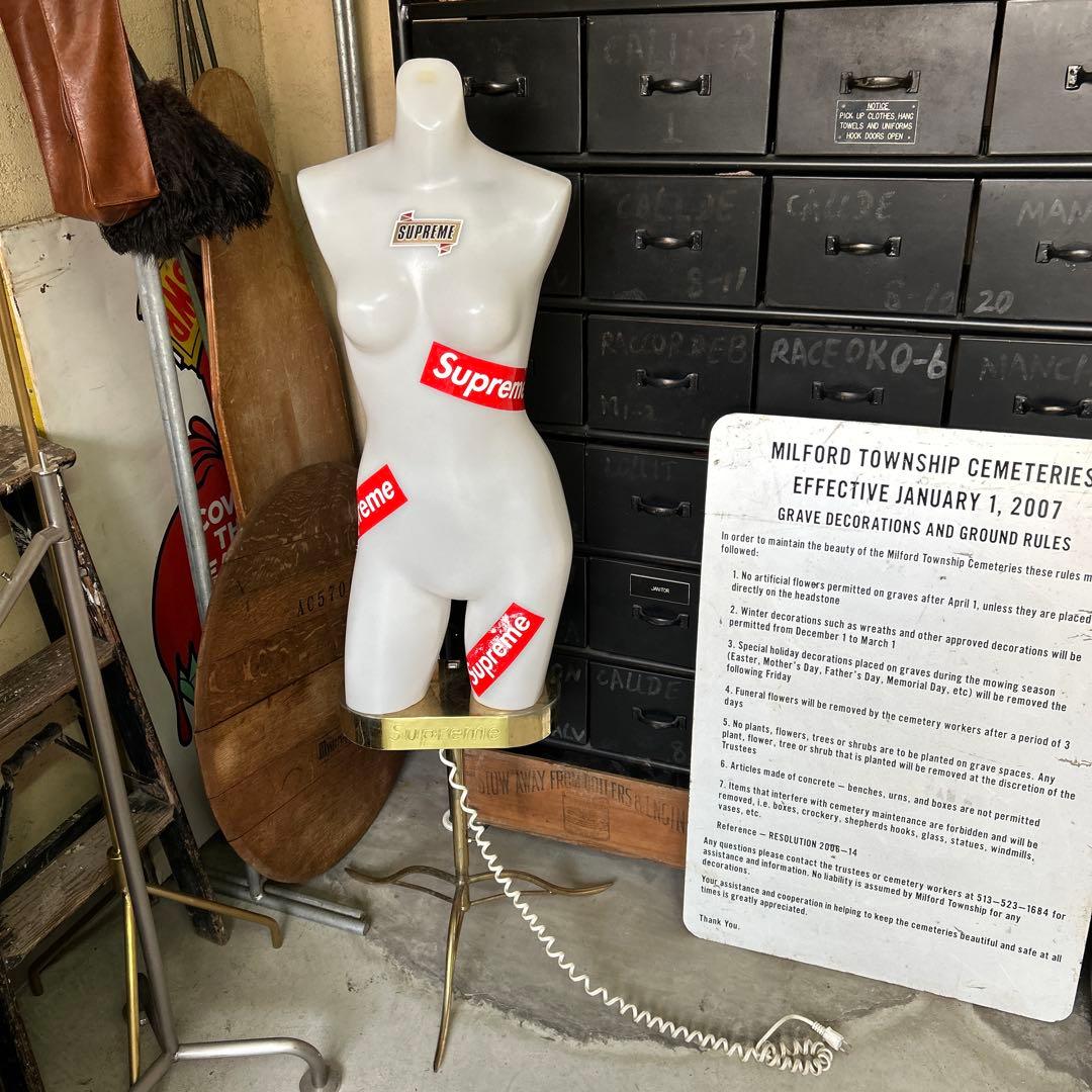 ヴィンテージ 電飾トルソー 照明 マネキン 蚤の市 ライト 店舗什器 シャビー