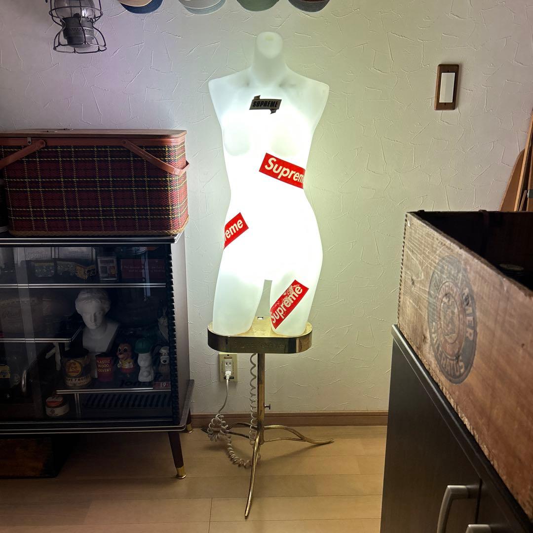 ヴィンテージ 電飾トルソー 照明 マネキン 蚤の市 ライト 店舗什器 シャビー