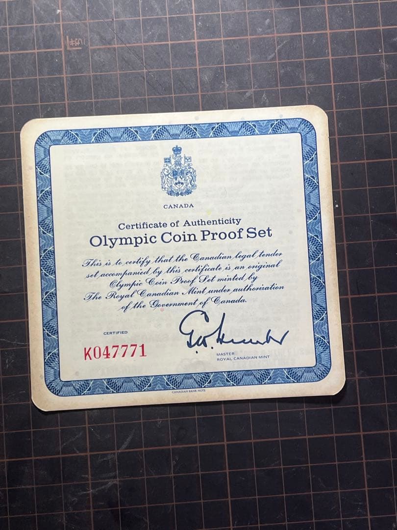 1976 オリンピックプルーフセット 90% スターリングシルバー