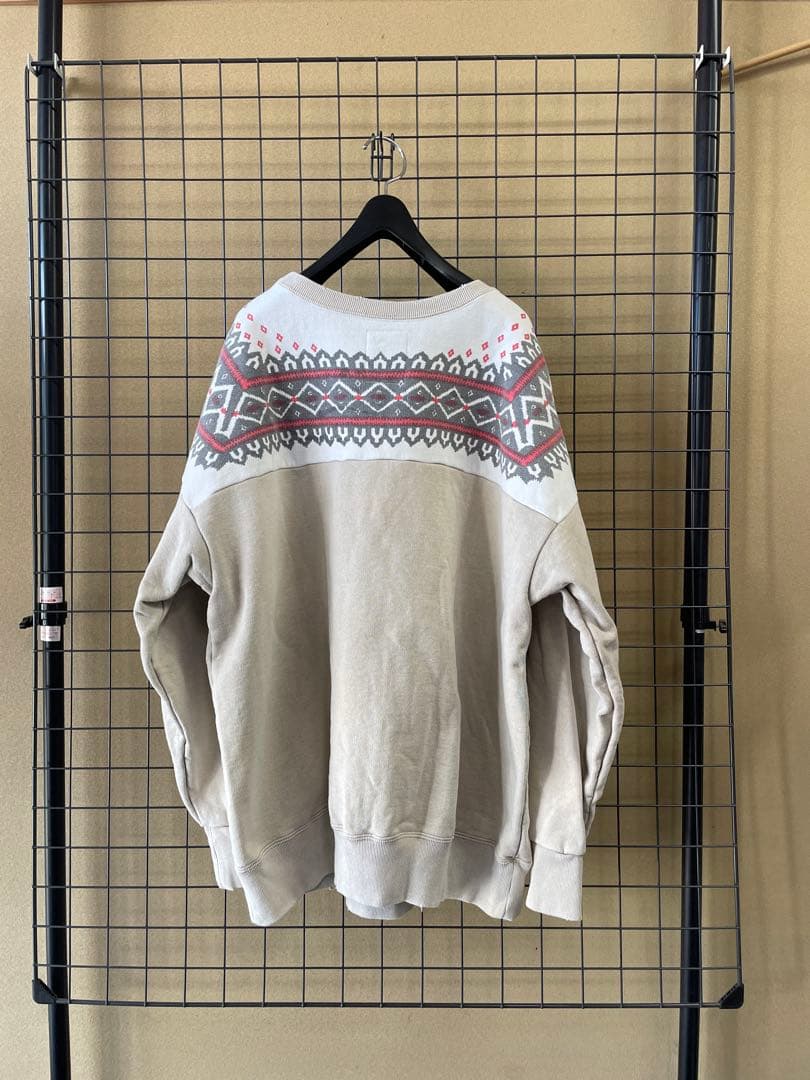 BOWWOW バウワウ  FLAKE SWEAT SHIRTS 雪柄