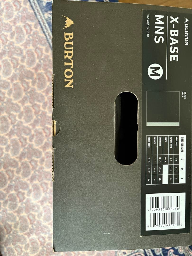 Burton X-BASE MNS M Re-Flex ビンディング　別売品付き