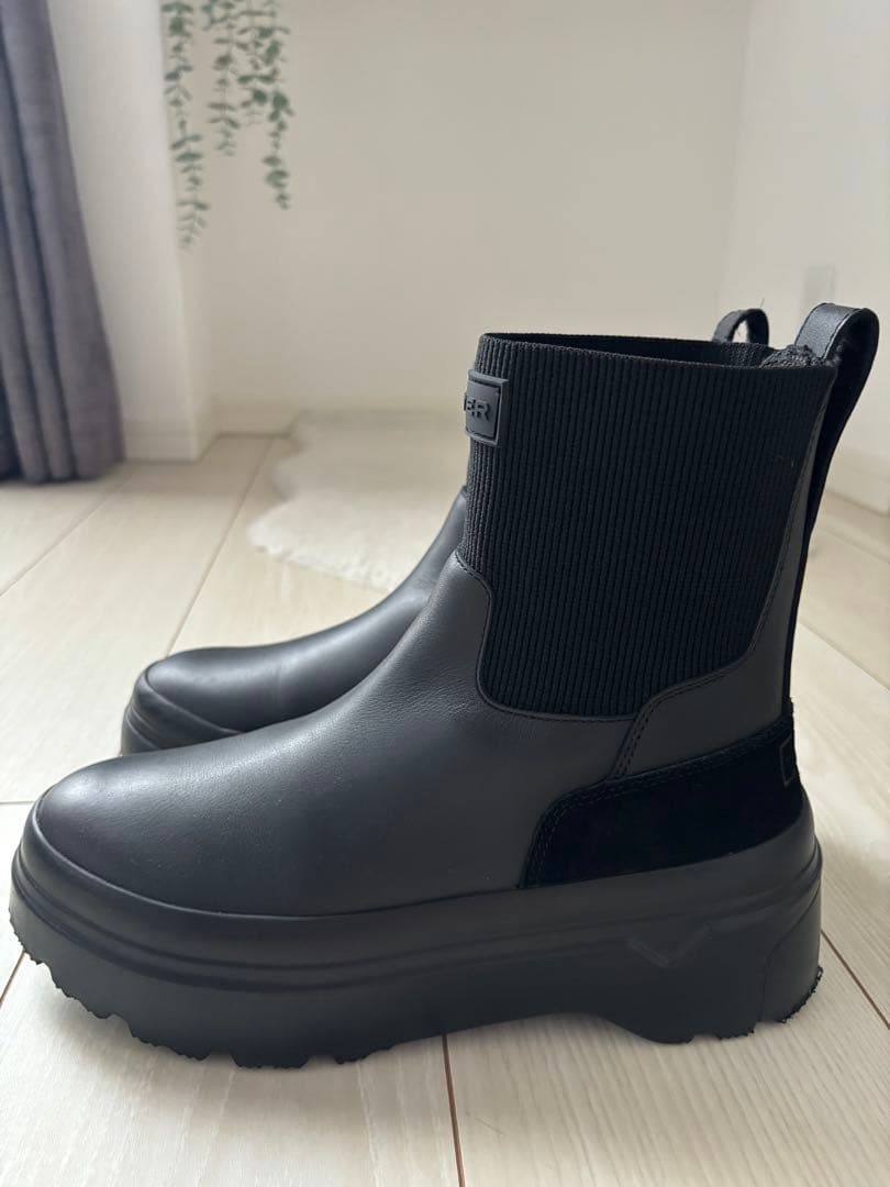 HUNTER レディース ブーツ-ブラック