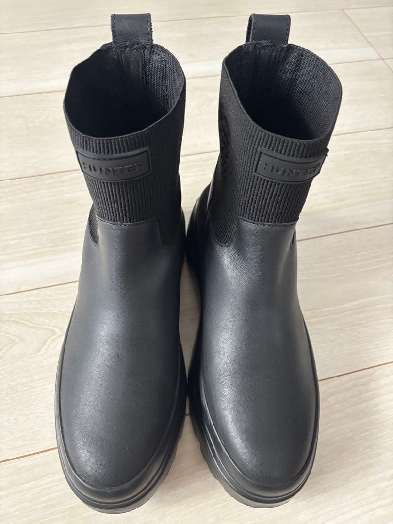 HUNTER レディース ブーツ-ブラック