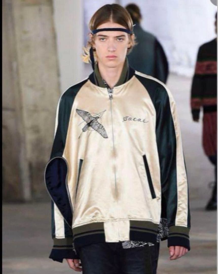 sacai × Dr Woo 19ss スカジャン サイズ2 希少 サイドジップ