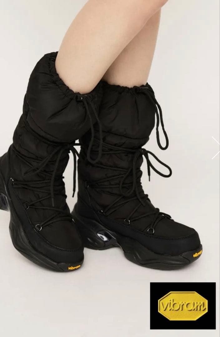 【新品未着用】PUFFER LONG ブーツ (23.5-24.0)