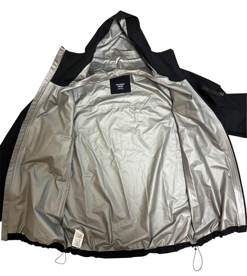 Salomon GORE-TEX ブラック マウンテンパーカー Lサイズ