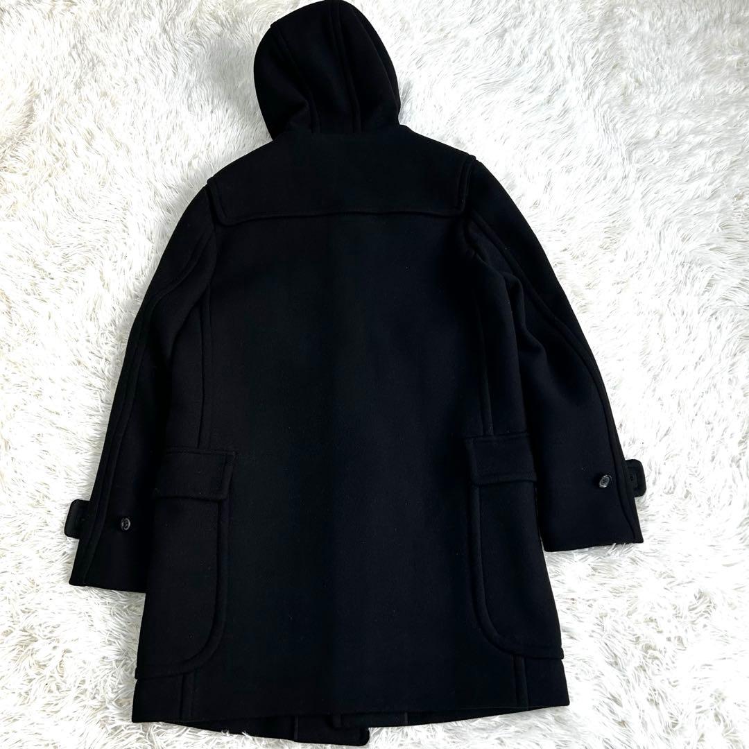 【極美品】Drawer ドゥロワー ダッフルコート 黒 ウール100% 日本製