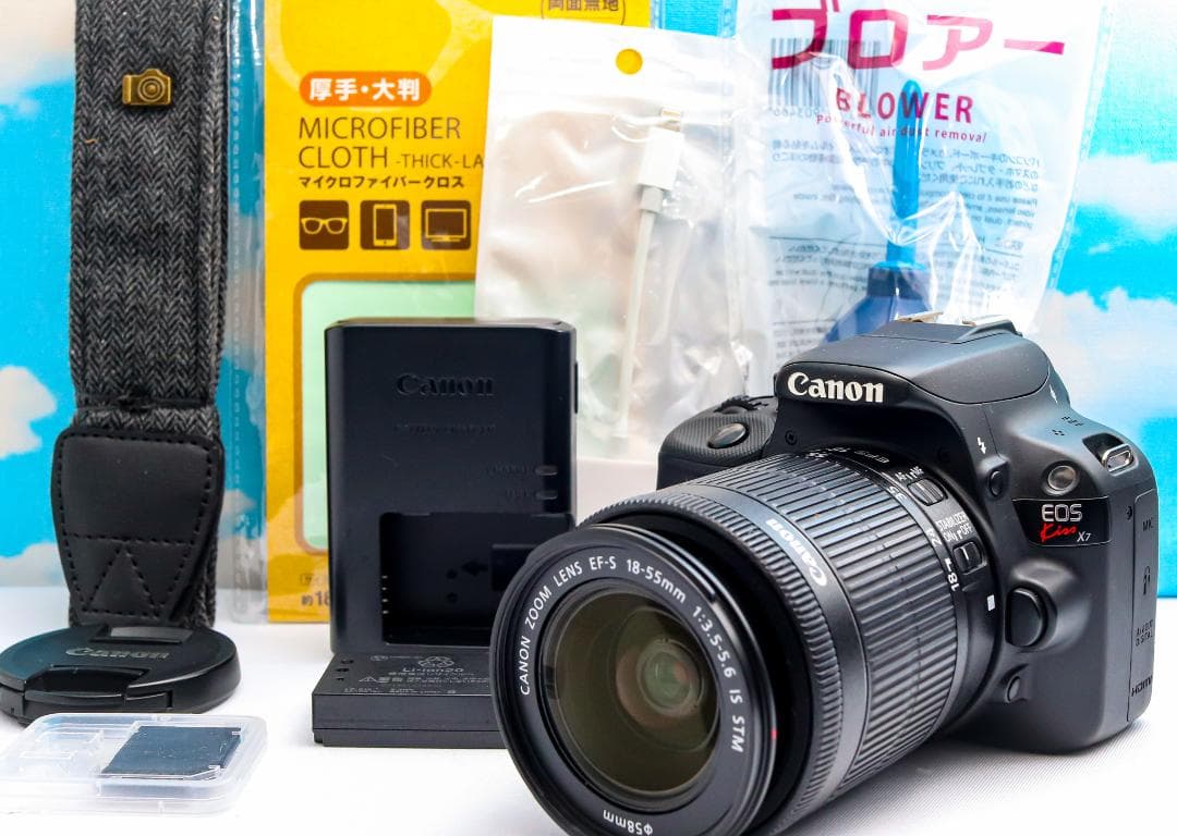 美品 Canon kiss x7⭐️超小型一眼レフ⭐️動画撮影可⭐️スマホに転送