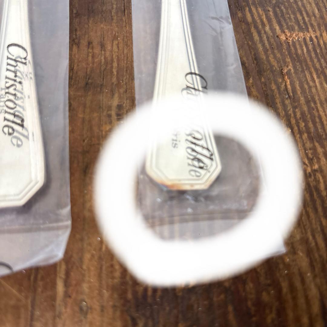 未使用品 クリストフル　テーブルナイフ　フォーク　スプーン　計8本