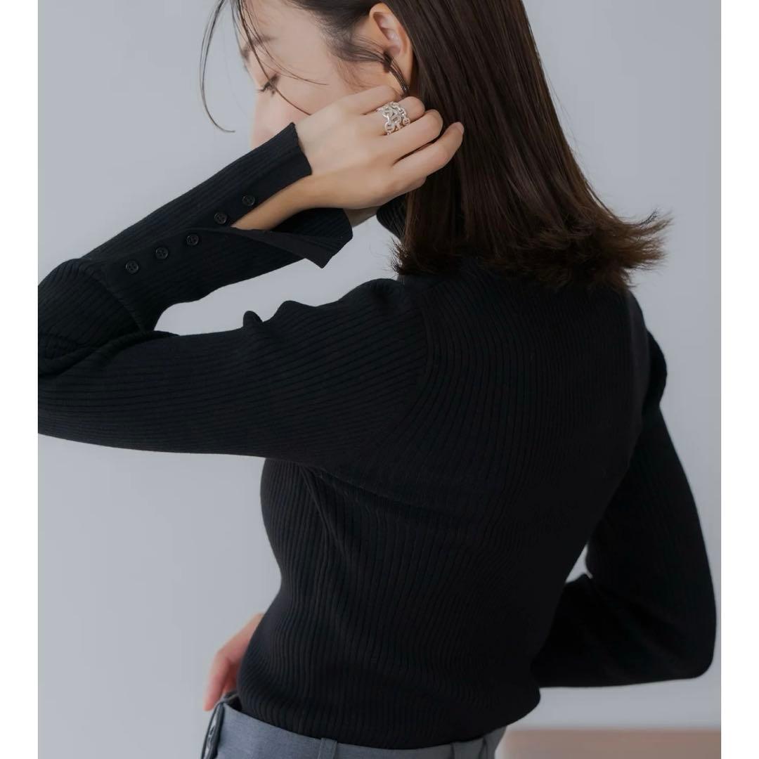 【新品・未使用】リグリーム　regleam リブタートルネック Mサイズ