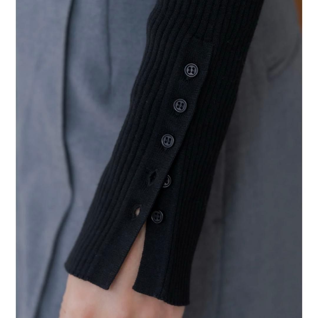 【新品・未使用】リグリーム　regleam リブタートルネック Mサイズ