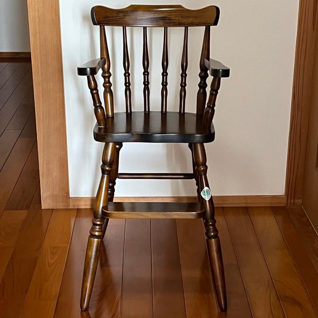 【美品】飛騨の家具 ヴィンテージ ハイチェア ベビーチェア