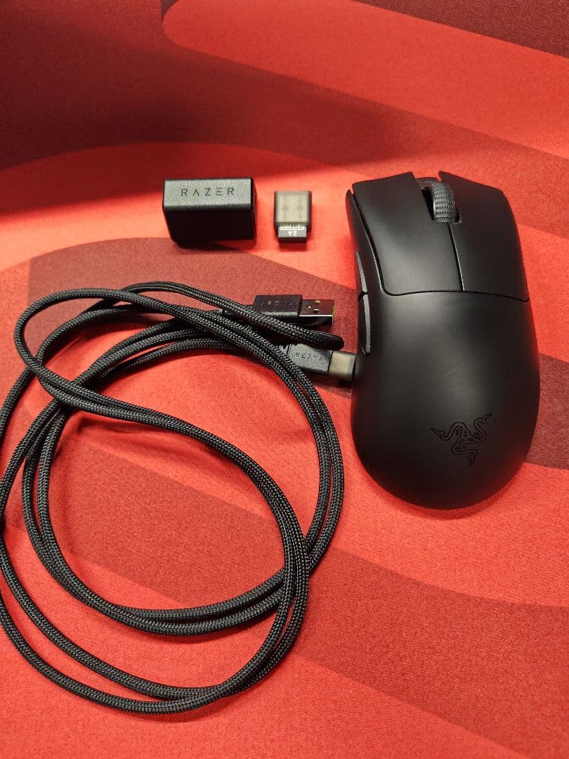 Razer DeathAdder V3 PRO 8000HZ用ドングル付き