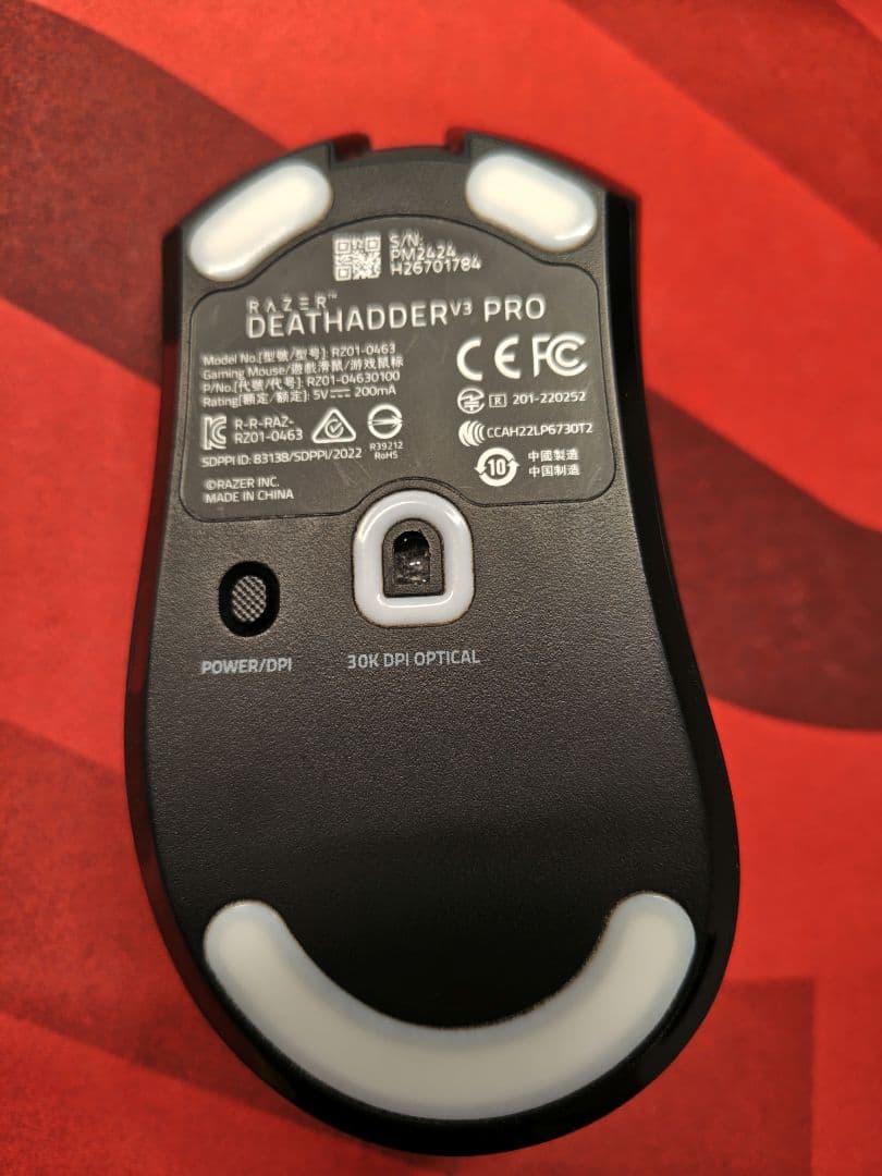 Razer DeathAdder V3 PRO 8000HZ用ドングル付き