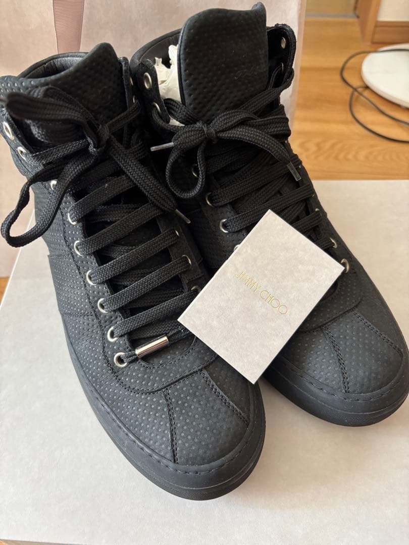 【美品】JIMMY CHOO ジミーチュウ スタッズ　スニーカー 42サイズ