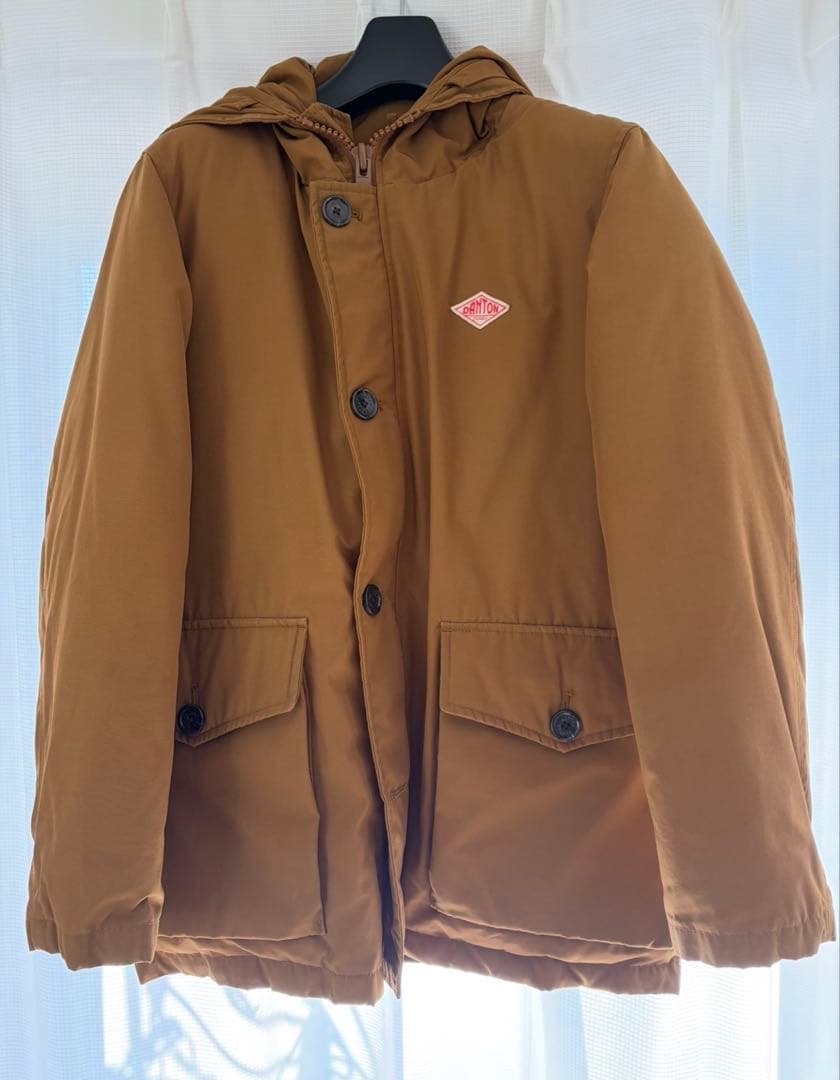 DANTON ダントン　ダウンジャケット　オレンジ　サイズ38