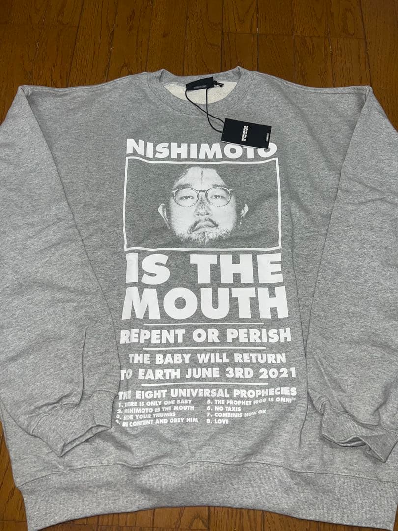 NISHIMOTO IS THE MOUTH L14CNスウェット XL