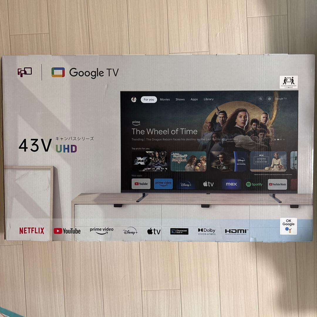 【タカ】Google TV 43V UHD CG43-C2
