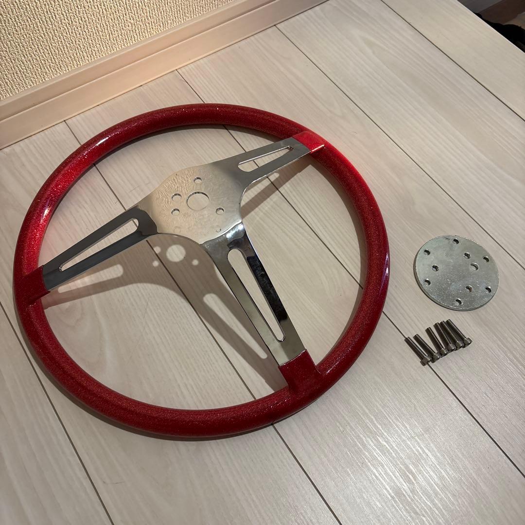 鬼*族様 California Mooneyes ステアリングホイール