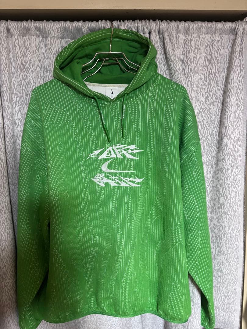ア*ん様 Nike オフホワイトコラボグリーン パーカー XXL 希少サイズ
