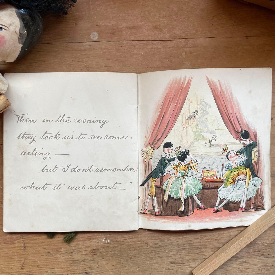 アンティーク　ペグドール　ピクチャーブック