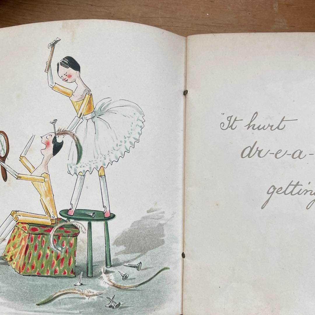 アンティーク　ペグドール　ピクチャーブック