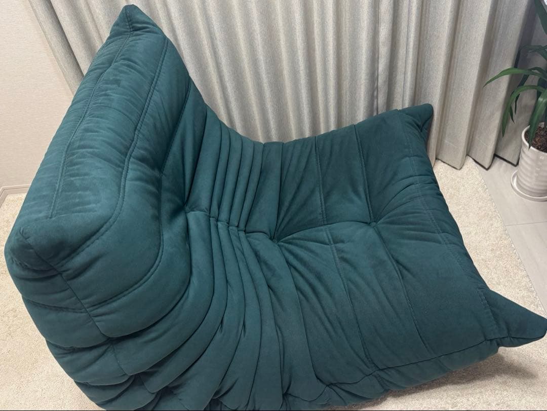 美品　正規品 ligne rosetリーンロゼ　トーゴ1P 生地ランクL ソファ