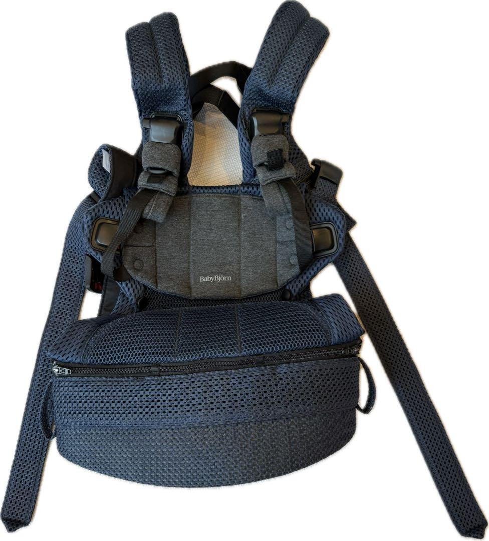 お値下げ☆ベビービョルン　ハーモニー　抱っこ紐 ネイビー メッシュ