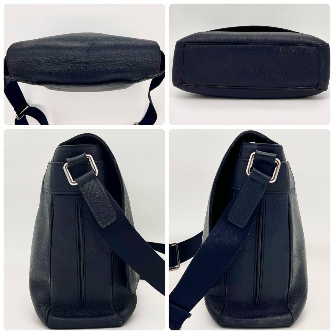 ルイヴィトン タイガ ロマンMM ダークネイビー メッセンジャー ビジネス 紺