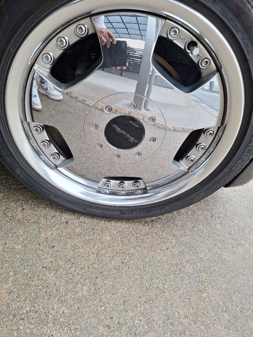 ワーク　ユーロライン　4本　15インチ　4穴　pcd100 メッキ