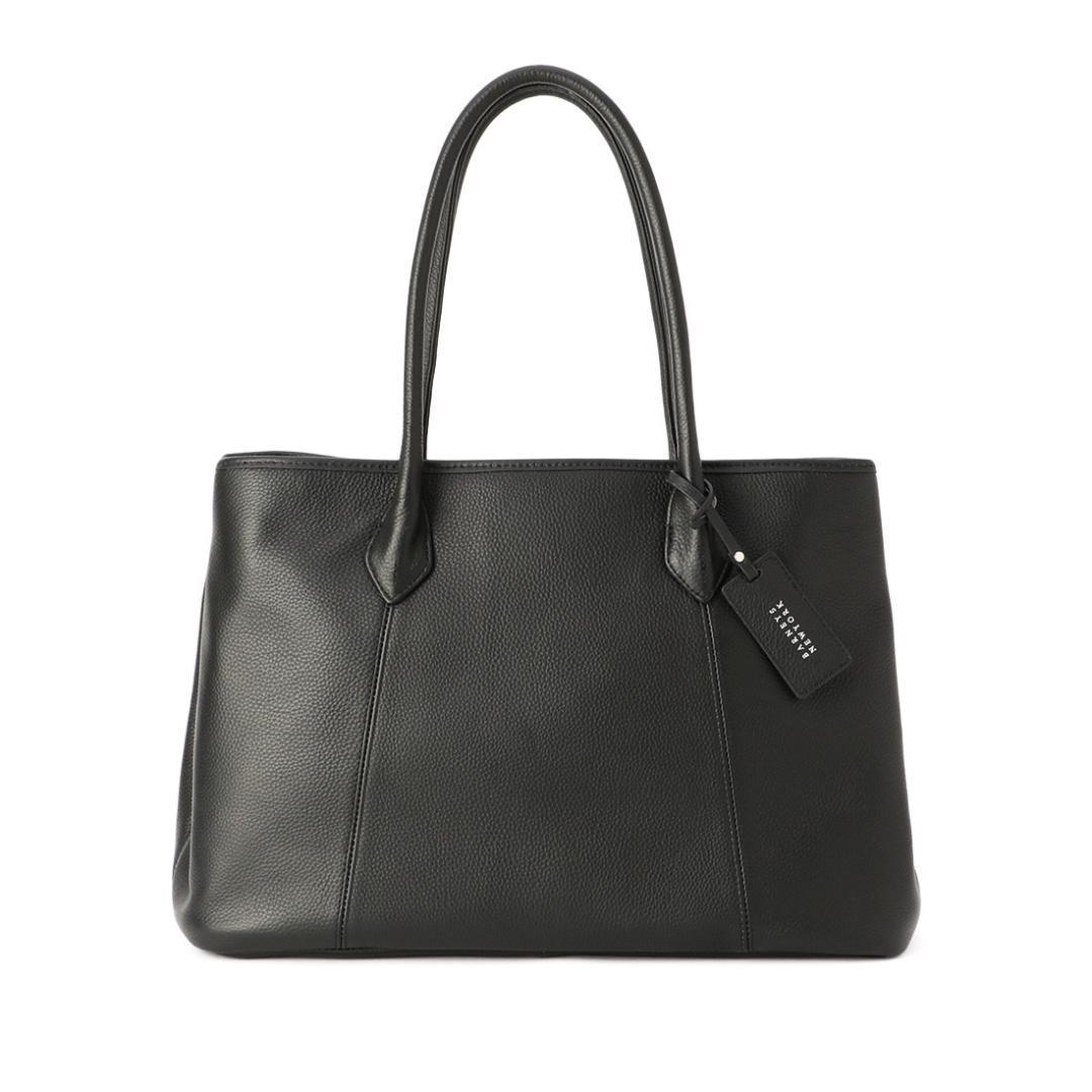 BARNEYS NEW YORK レザートートバッグ ネイビー