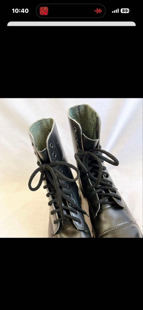 GETTA GRIP ブラックハイカットブーツ 24.0