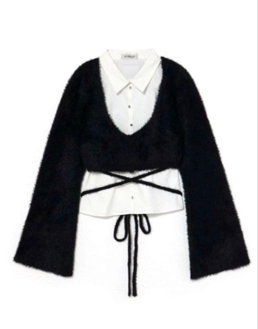 bubbles スクールガールトップス ブラック