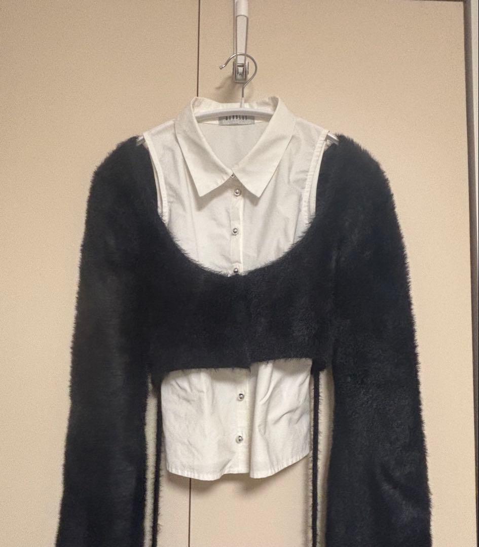 bubbles スクールガールトップス ブラック