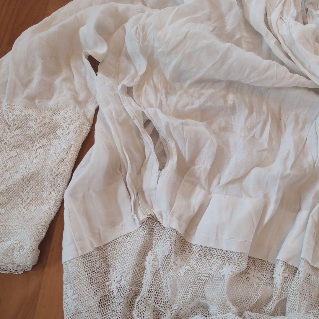 フランスアンティークワンピース　フランスアンティークレース